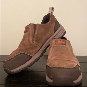 Merrill Work Windoc Moc Steel Toe Boulder Size 9